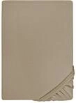 biberna Feinjersey Spannbettlaken 180x200-200x200 cm wei&szlig; | 100% Baumwolle