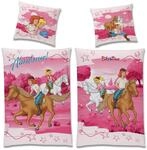 Bibi und Tina Kinder Wende-Bettw&auml;sche Abenteuer m. YKK Rei&szlig;verschluss 135 x 200 +