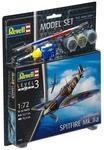 Revell Modellbausatz Flugzeug 1:72 - Spitfire Mk.IIa im Ma&szlig;stab 1:72, Level 3,