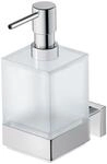 Duravit 0099541000 Seifenspender Karree f&uuml;r Wandmontage, Glas matt, Chrom 10,3 cm