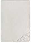 biberna Deluxe Jersey-Elastic-Spannbetttuch 180x200 cm - 200x220 cm grau | 97%