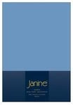 Janine Design Jersey Elastic Spannbetttuch blau, 140x200 cm - 160x220 cm