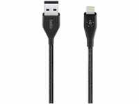 Belkin DuraTek Plus Lightning-/USB-A-Kabel mit Band (ultrastarkes iPhone 11, 11 Pro,