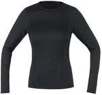 GOREWEAR M Damen Base Layer Shirt Langarm, Black, L