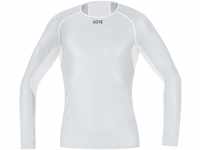 GORE WEAR Herren Windstopper Base Layer Shirt Langarm, Light Grey/White, XXL EU