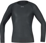 GORE WEAR Herren Windstopper Base Layer Shirt Langarm, Schwarz, L EU