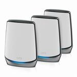 NETGEAR Orbi WiFi 6 Mesh WLAN System (RBK853) | Triband Mesh, Router mit 2X