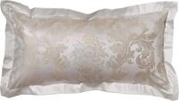 Curt Bauer Louis XIV. 2476 Mako-Brokat-Damast Kissenbezug, 40x80, 1029-altsilber