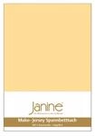 Janine Spannbetttuch 5007 Mako Jersey 180/200 bis 200/200 cm vanille Fb. 23