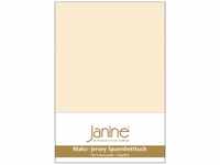 Janine Spannbetttuch 5007 Mako Jersey 180/200 bis 200/200 cm leinen Fb. 27