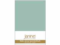 Janine Spannbetttuch 5007 Mako Jersey 180/200 bis 200/200 cm rauchgrün Fb. 36