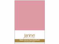 Janine Spannbetttuch 5007 Mako Jersey 180/200 bis 200/200 cm Altrose Fb. 21