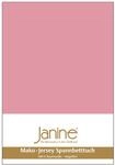 Janine Spannbetttuch 5007 Mako Jersey 180/200 bis 200/200 cm Altrose Fb. 21