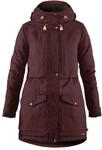 Fj&auml;llr&auml;ven Damen Sport JACKET Singi Wool Padded Parka W, Dark Garnet, XL, 89859