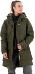 Fj&auml;llr&auml;ven Damen Sport JACKET Singi Wool Padded Parka W, Deep Forest, L, 89859