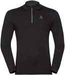 Odlo Herren Funktionsunterw&auml;sche Langarm Shirt mit Rei&szlig;verschluss 100% MERINO...