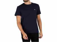 Lacoste Herren T-Shirt TH2038-00 Einfarbig, Blau (NAVY BLUE 166), Gr. 4