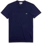 Lacoste Herren T-Shirt Th6709 , Blau (Marine) , Small (Herstellergr&ouml;&szlig;e: 3)