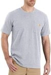 Carhartt Workwear Pocket T-Shirt S/S - Baumwoll T-Shirt,heather grey 034, L