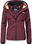 MARIKOO leicht gef&uuml;tterte Damen &Uuml;bergangsjacke kurze Sommerjacke mit kuscheligem