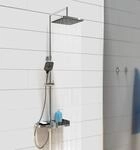 Sch&uuml;tte BLUEPERL Duschsystem ohne Armatur mit Ablage, Komplett Dusch-Set