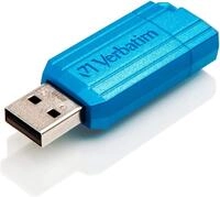 Verbatim PinStripe USB-Laufwerk 64 GB - USB-Stick - Schiebemechanismus -...