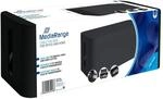 MediaRange Kabelbox, gro&szlig;, 405x133x155mm, schwarz