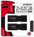 Kingston DT100G3/32GB-2P DataTraveler 100 G3, (2 St&uuml;ck) USB 3.0, 3.1 USB-Stick, 32
