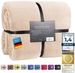 Feluna&reg; Kuscheldecke XXL Mikrofaser-Decke Tagesdecke Wohndecke mit Kaschmir-Touch