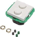 EHMANN 4295x0700 T42.07 Unterputz-Doppeldimmer mit Abdeckung 55x55,...