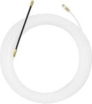 REV PVC Einziehspirale, Kabel Einzugshilfe, 20m, transparent