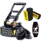 Gibbon Slacklines JibLine 15m Trickline Set inkl. Ratschenschutz | Baumschutz 