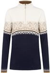 Dale of Norway Damen St. Moritz Feminine Sweater, Navy/Off White/Bronze...