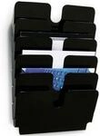 Durable Prospektspenderset (Flexiplus 6 Querformat, A4) 1 Set, schwarz, 1700014061