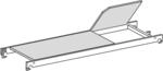 Hymer B&uuml;hne mit Durchstiegsklappe, 2,08 m x 0,61 m