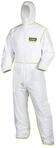 Uvex 5/6 Classic Chemikalien-Schutzanzug - Wei&szlig;-Gr&uuml;ner Einweg-Overall -