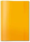 HERMA 7494 Heftumschlag A4 Transparent Orange, Hefth&uuml;lle aus strapazierf&auml;higer &