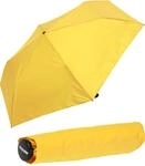 Doppler Taschenschirm zero99 in Shiny Yellow | Leichter kleiner Regenschirm 