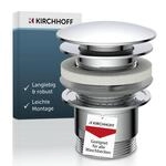 KIRCHHOFF Design Universal Waschbecken Ablaufgarnitur, Pop Up Waschbeckenst&ouml;psel,