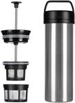 ESPRO Reise French Press Ultralight, Mini Coffee Maker mit Thermo-Funktion, 475ml,