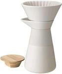Stelton Coffee Filter jug, Stone, H 23.5cm/&Oslash; 14cm/0.6L/Silicone Handle, x-634-1,