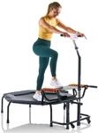 HAMMER Fitness-Trampolin JumpStep, Flexibles & gelenkschonendes Step-Board,