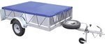 Anh&auml;nger-Flachplane mit Gummigurt 2075x1140x50mm