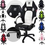 ELITE Gaming Stuhl Exodus | Ergonomischer B&uuml;rostuhl - Schreibtischstuhl -...