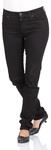 Cross Jeans Damen Slim Anya Jeanshose, Schwarz (Black 155), 28W / 34L