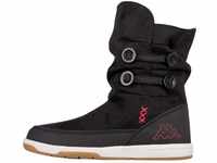 Kappa Unisex Kinder creme winter boots, Schwarz Black Pink 1122, 30 EU