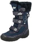 Lico Mary V M&auml;dchen Schneestiefel, Marine/ Silber, 27 EU