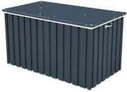 Duramax DH 1.3 (585L) Kissenbox aus Metall mit hydraulischer Gasdruckfeder und