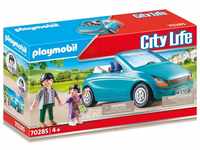 PLAYMOBIL City Life 70285 Papa und Kind mit Cabrio, Ab 4 Jahren