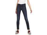 G-STAR RAW Damen Lynn Mid Skinny Jeans, Blau (dk aged D06746-6545-89), 24W / 26L